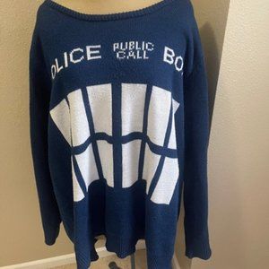 Doctor Who Tardis Sweater